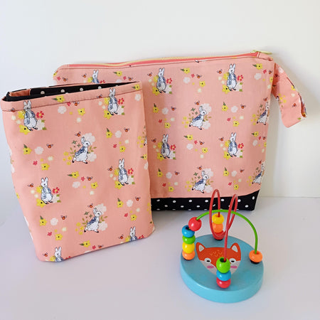 Small Change Mat - Large Zipper Pouch