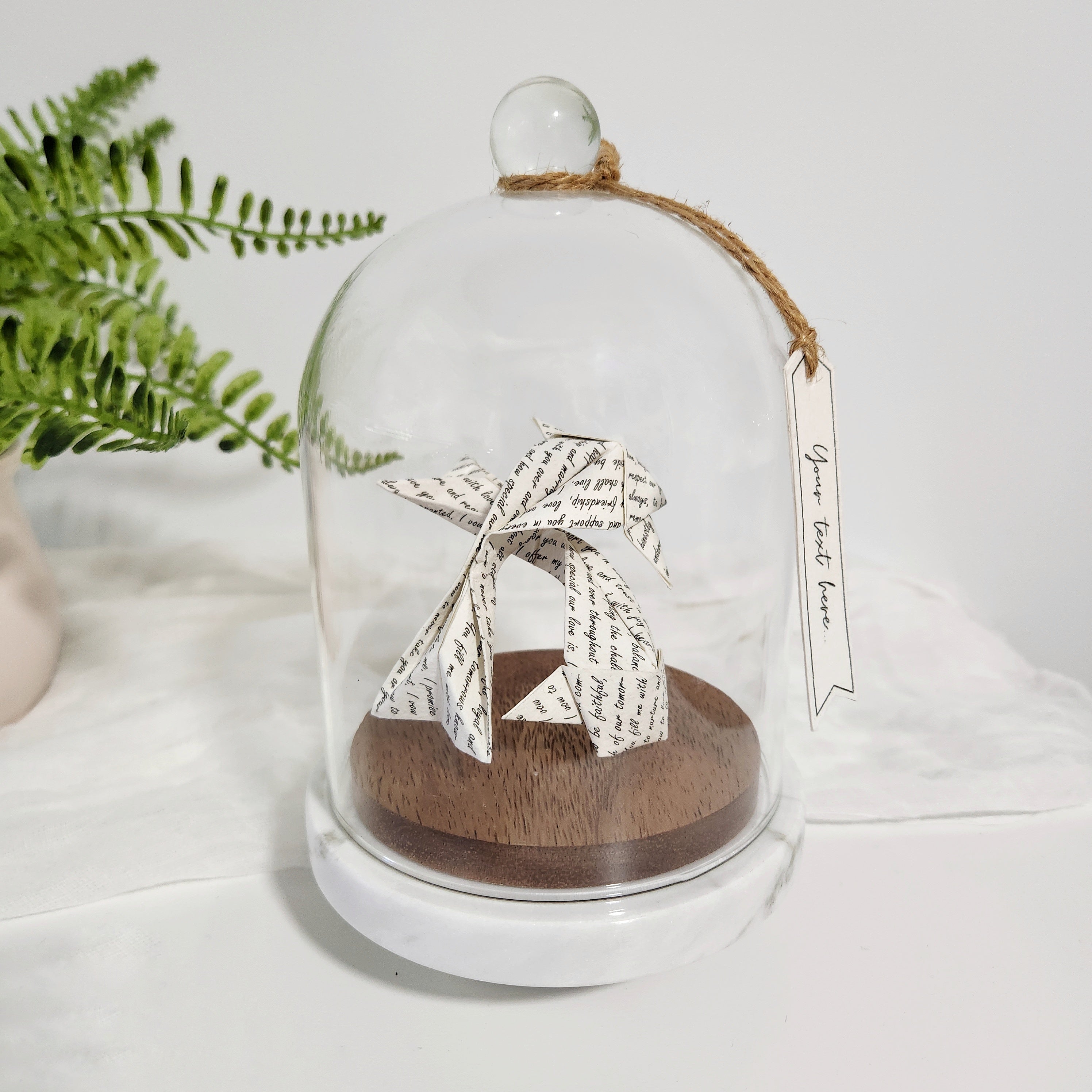 Personalised Cotton Koi Fish ~ Second Wedding Anniversary Gift