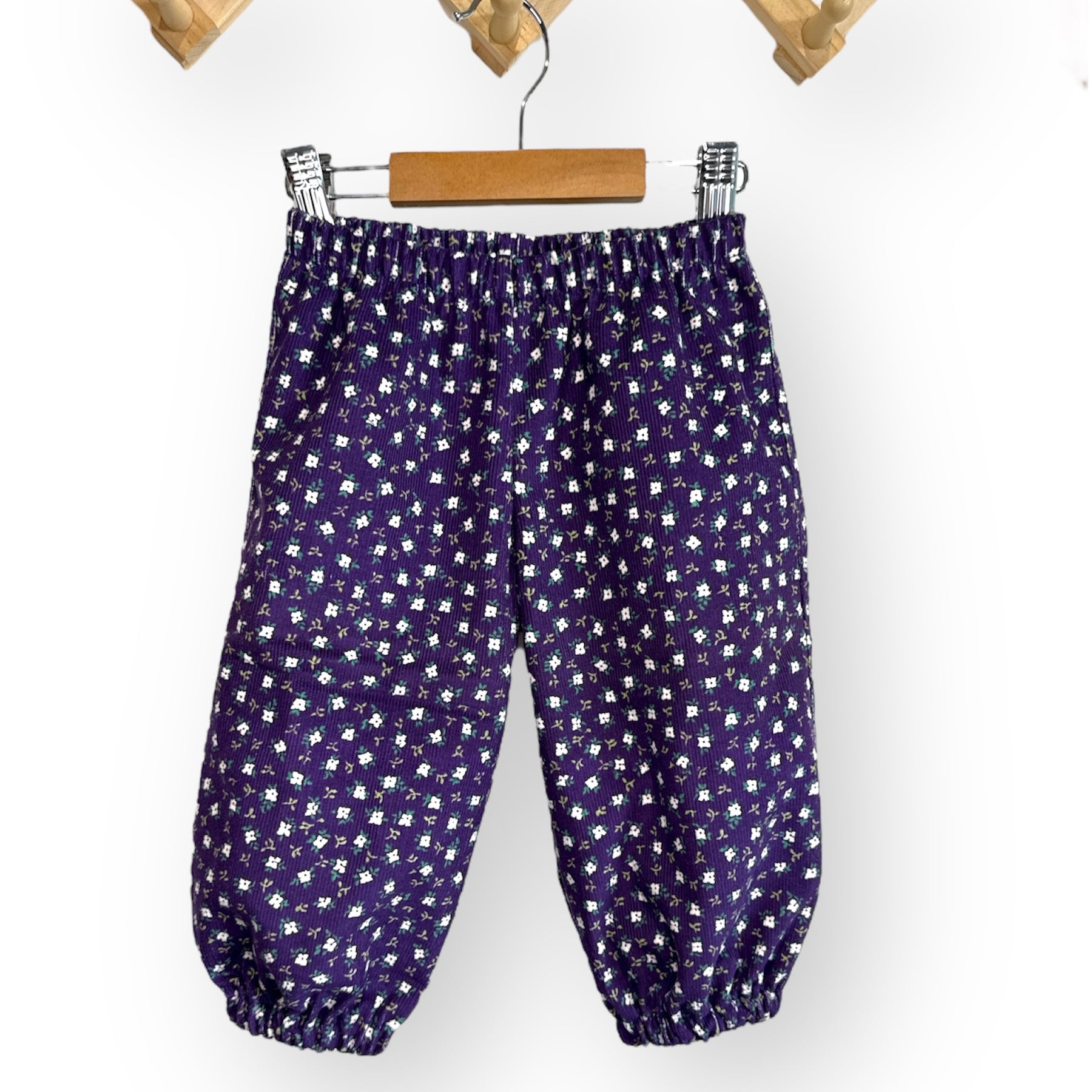 Printed Corduroy Pull on Pants - Mixed Prints and SIZES