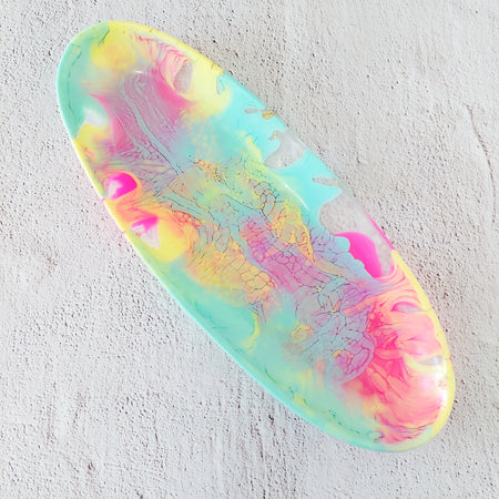 Oval Platter - Trinket Dish - Resin Trinket Tray/Catchall