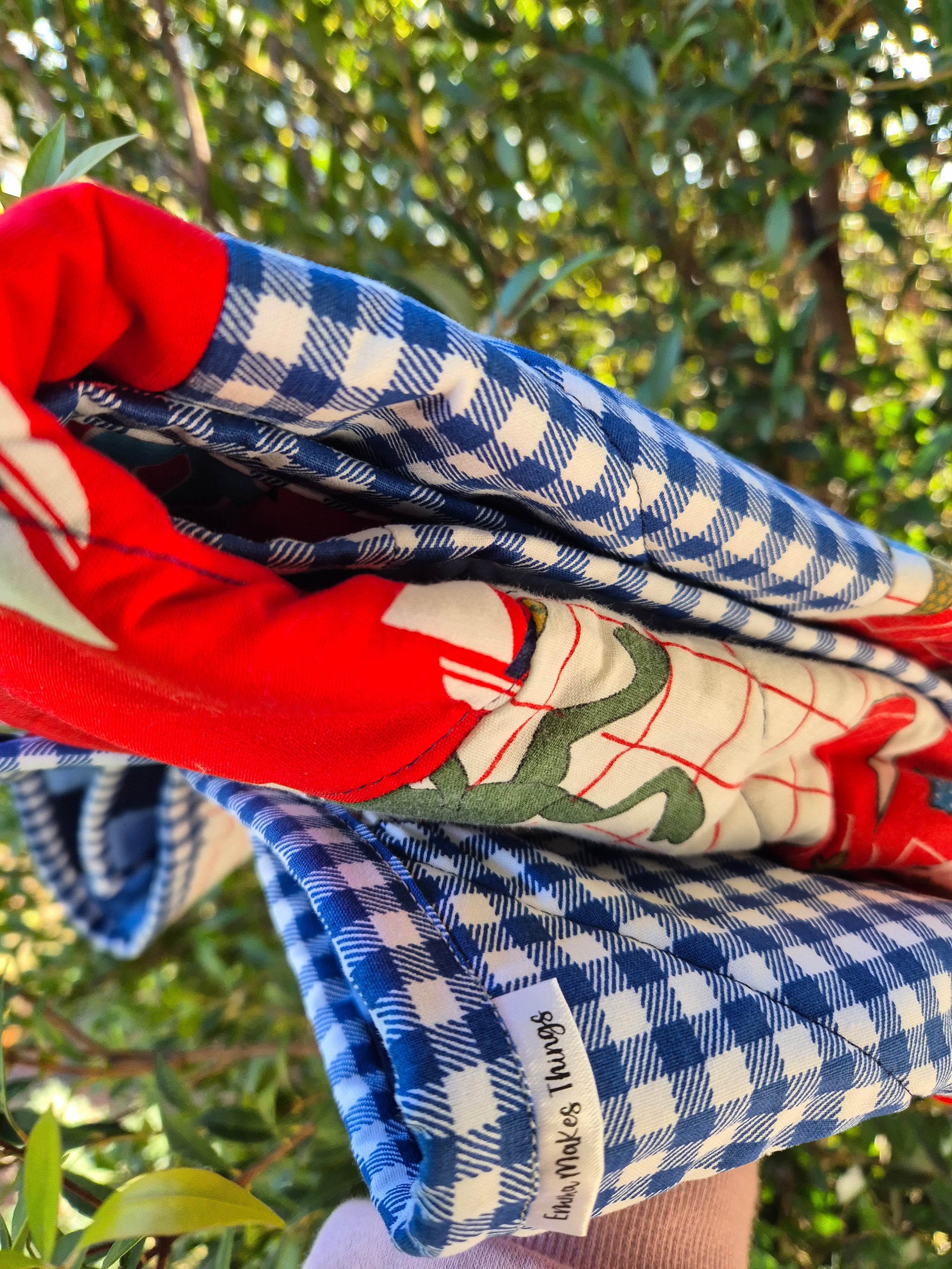 Vintage themed Fisher boy quilt