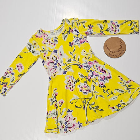 Yellow Floral Dress