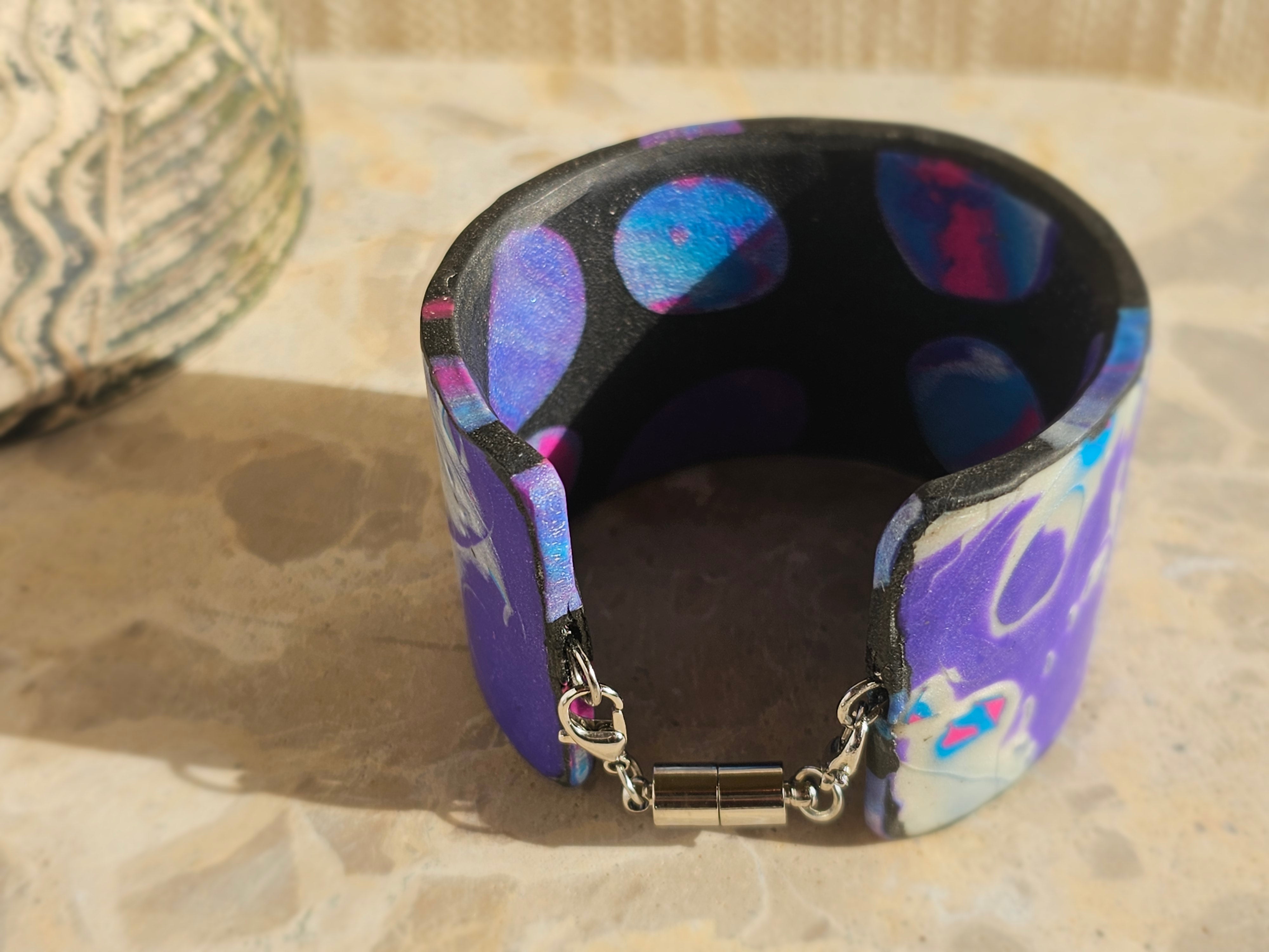 BOLD SPIRIT CUFF – ARTISAN POLYMER CLAY