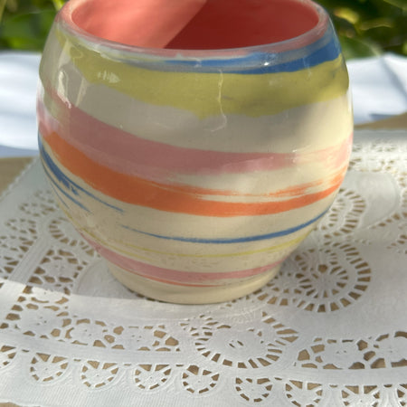 Ceramic teacup no handle required