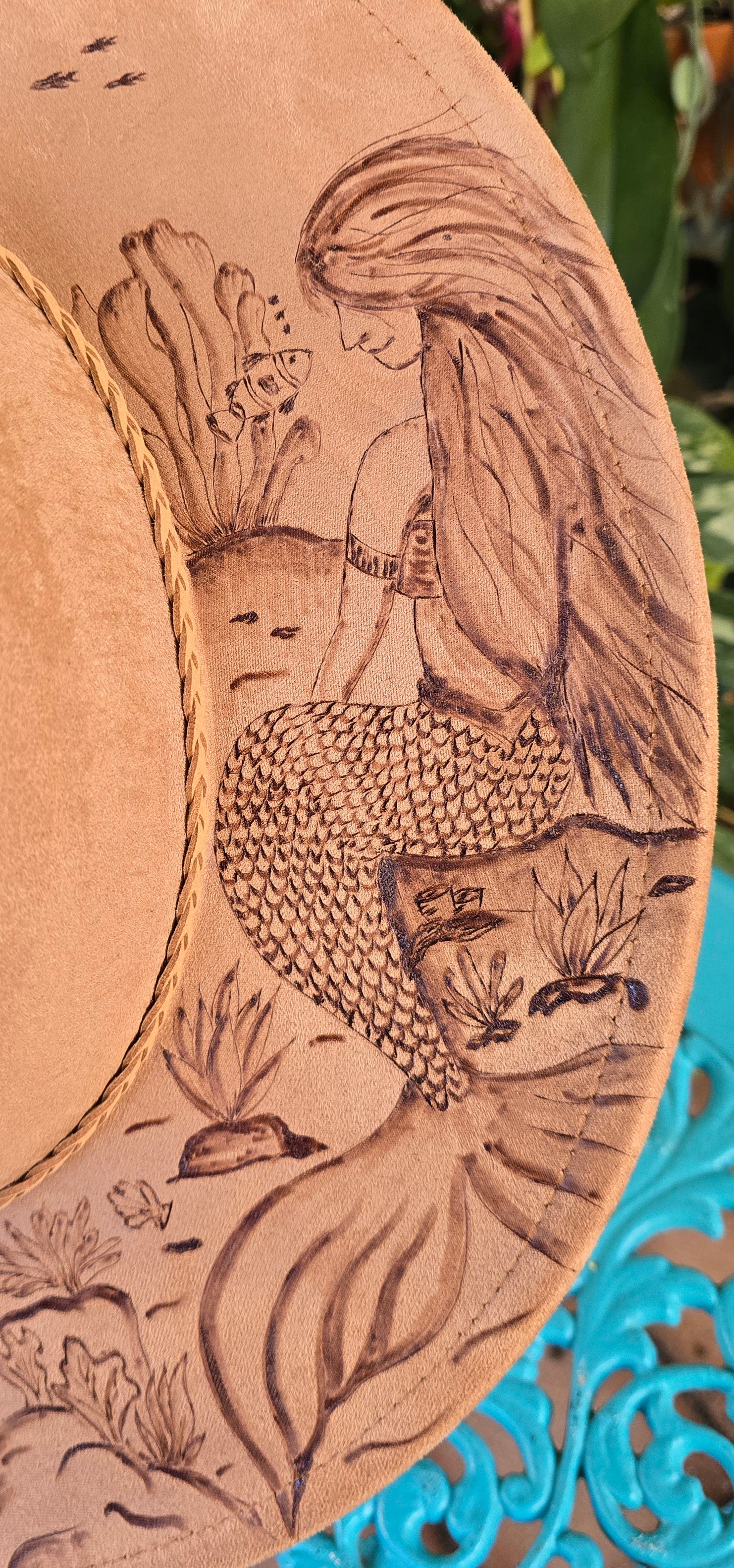 Underwater mermaid fedora hat