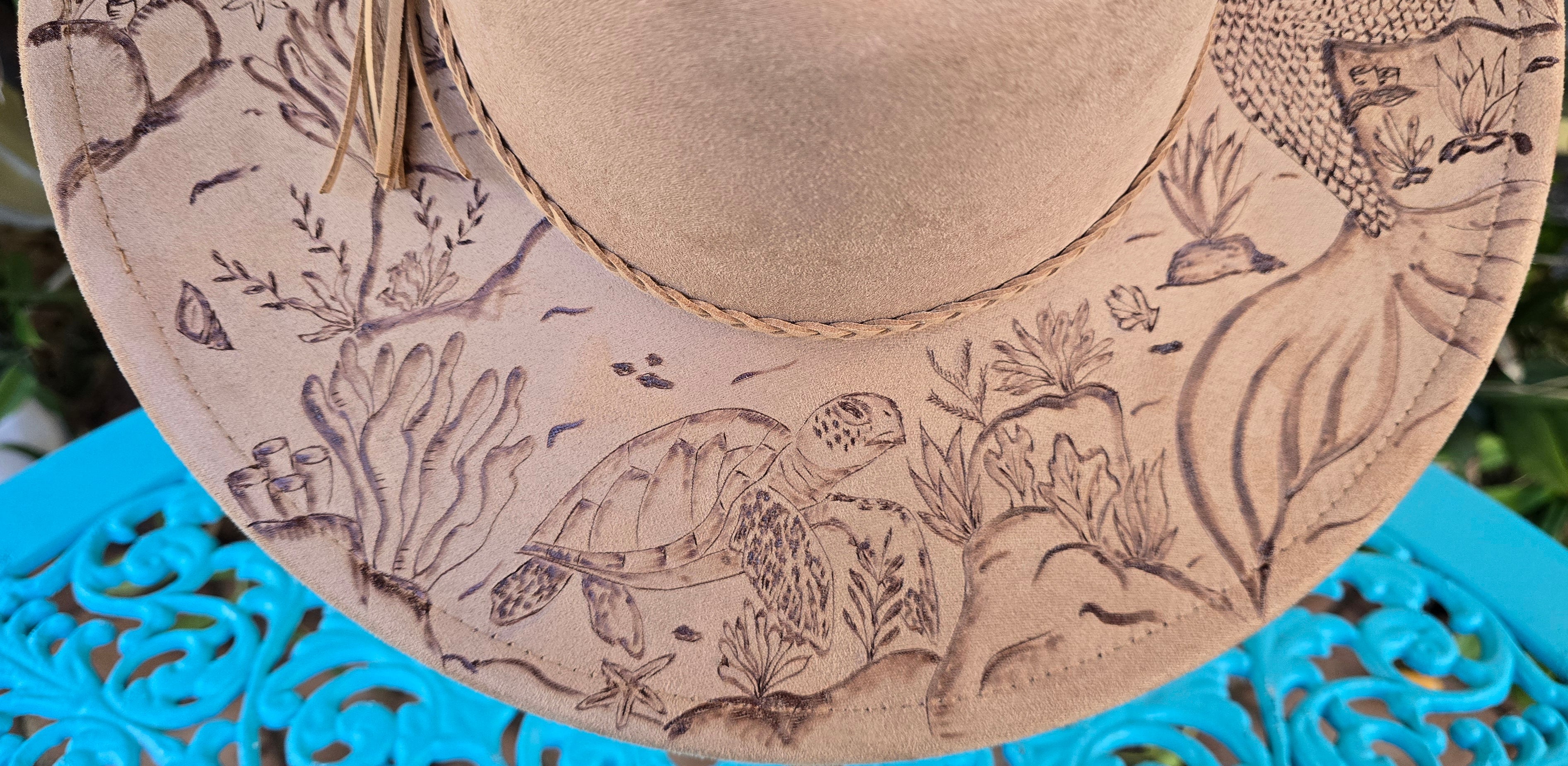 Underwater mermaid fedora hat