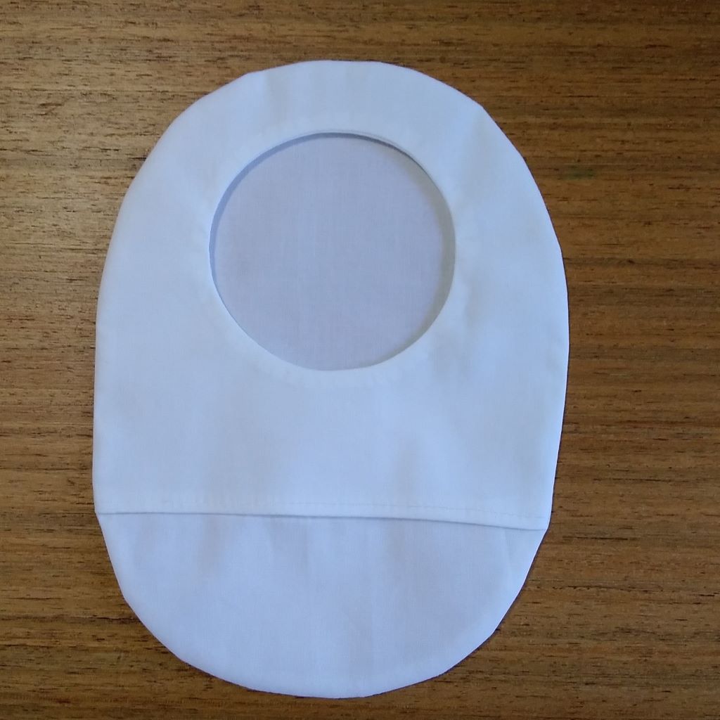 STOMA BAG COVER REGULAR WHITE ILEOSTOMY, COLOSTOMY, UROSTOMY
