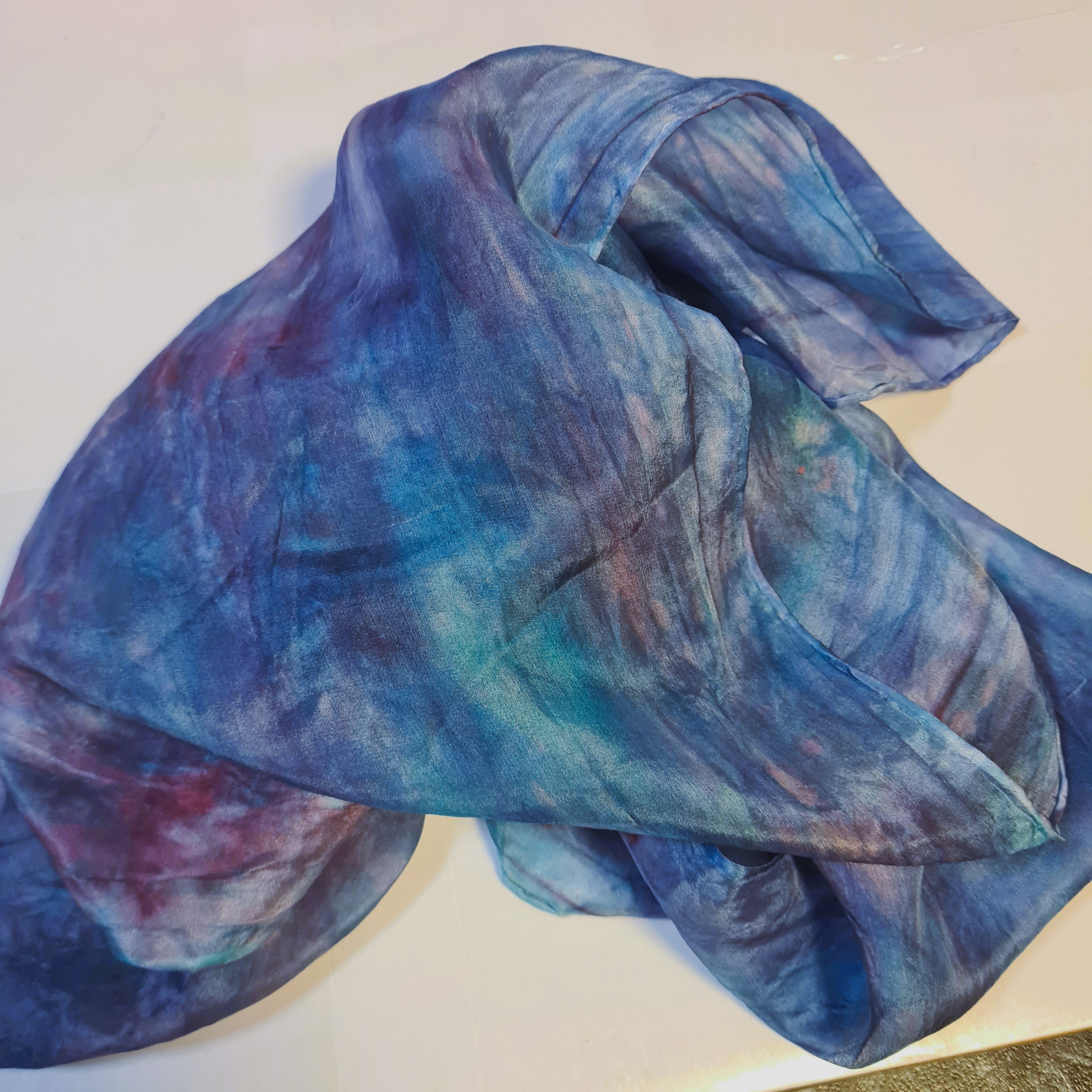 Hand Dyed Silk Scarf