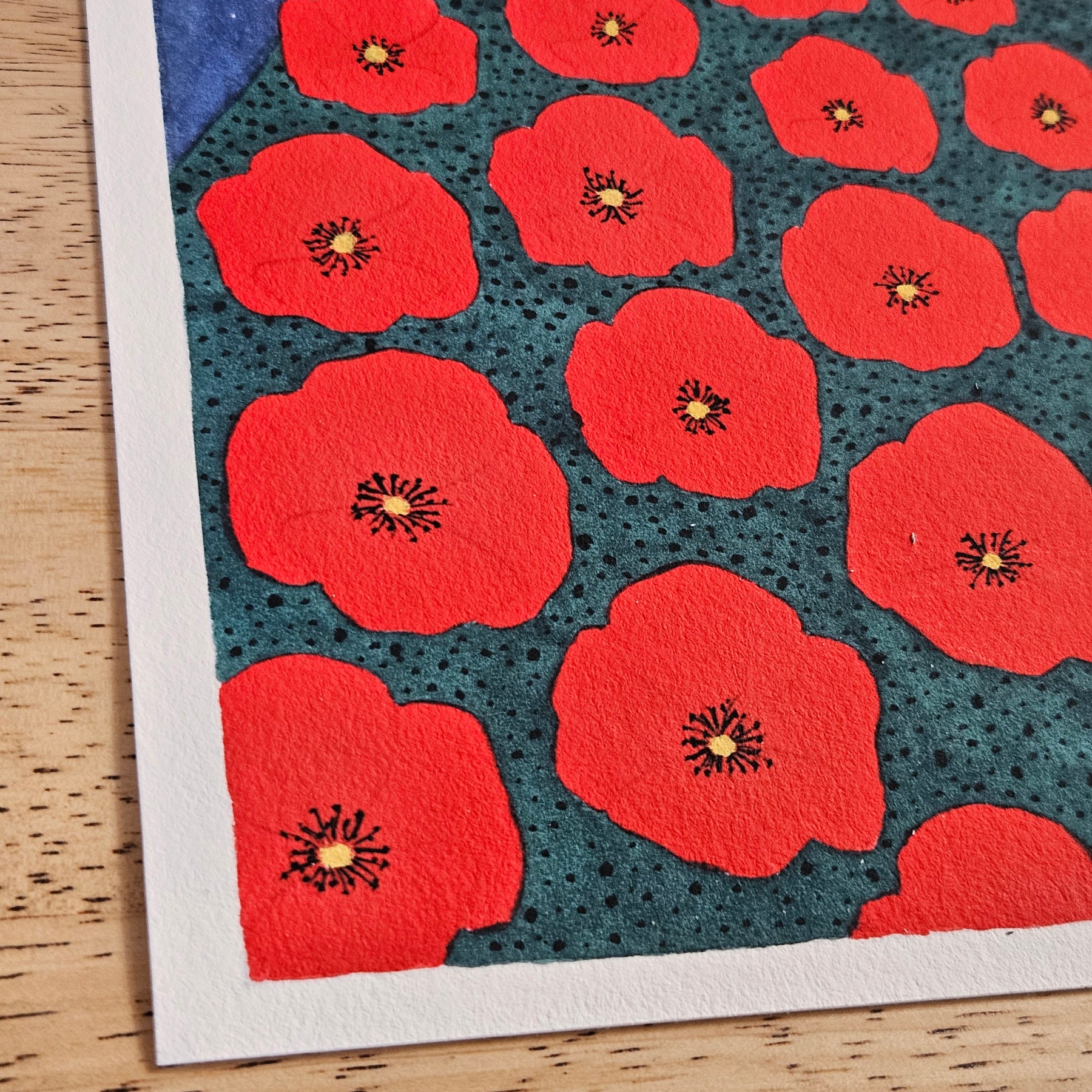 Watercolour Art Print - 'Poppy Cottage'