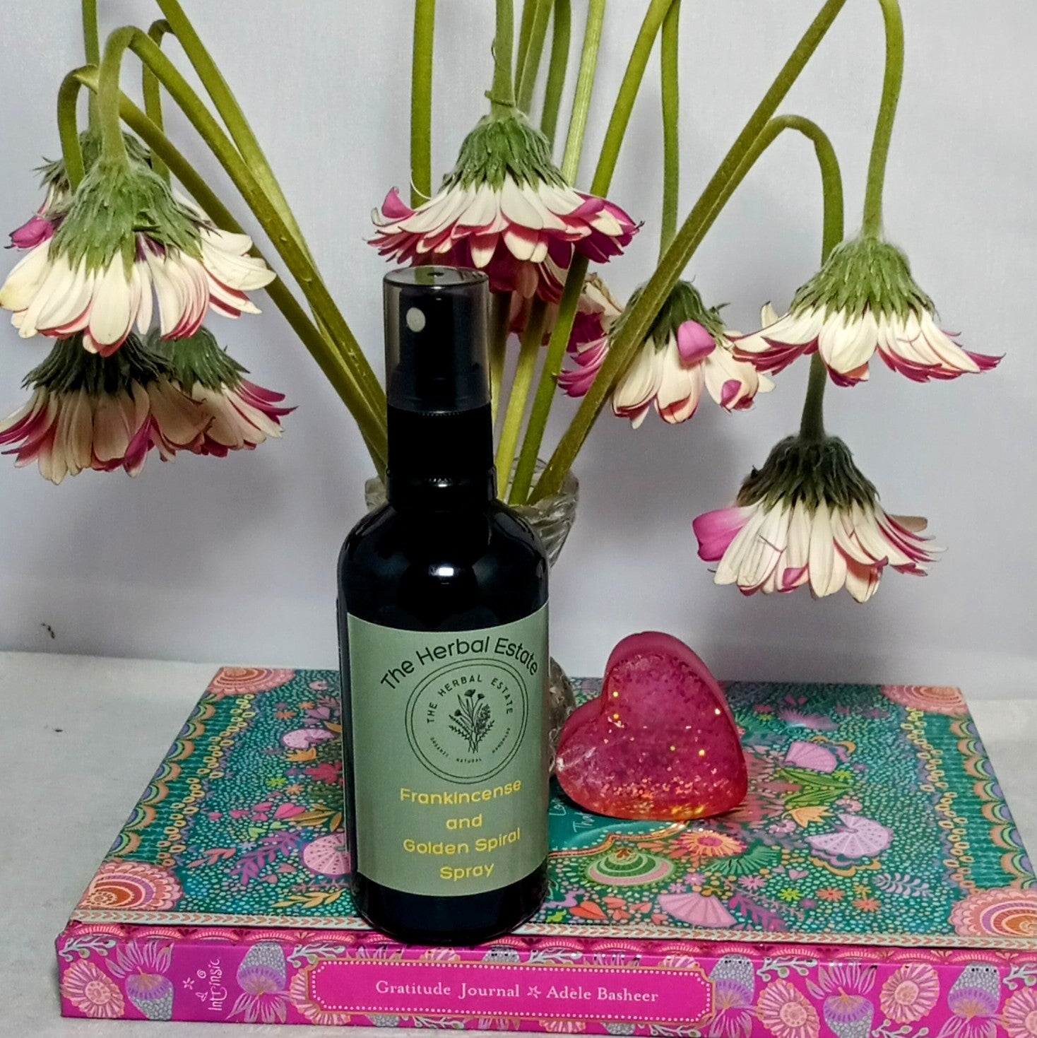 Frankincense & Golden Spiral Spray 100mls. room clearing.