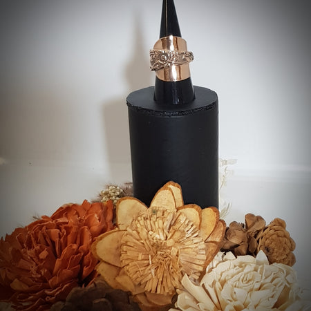 copper continental design spoon ring (573 AM/R)