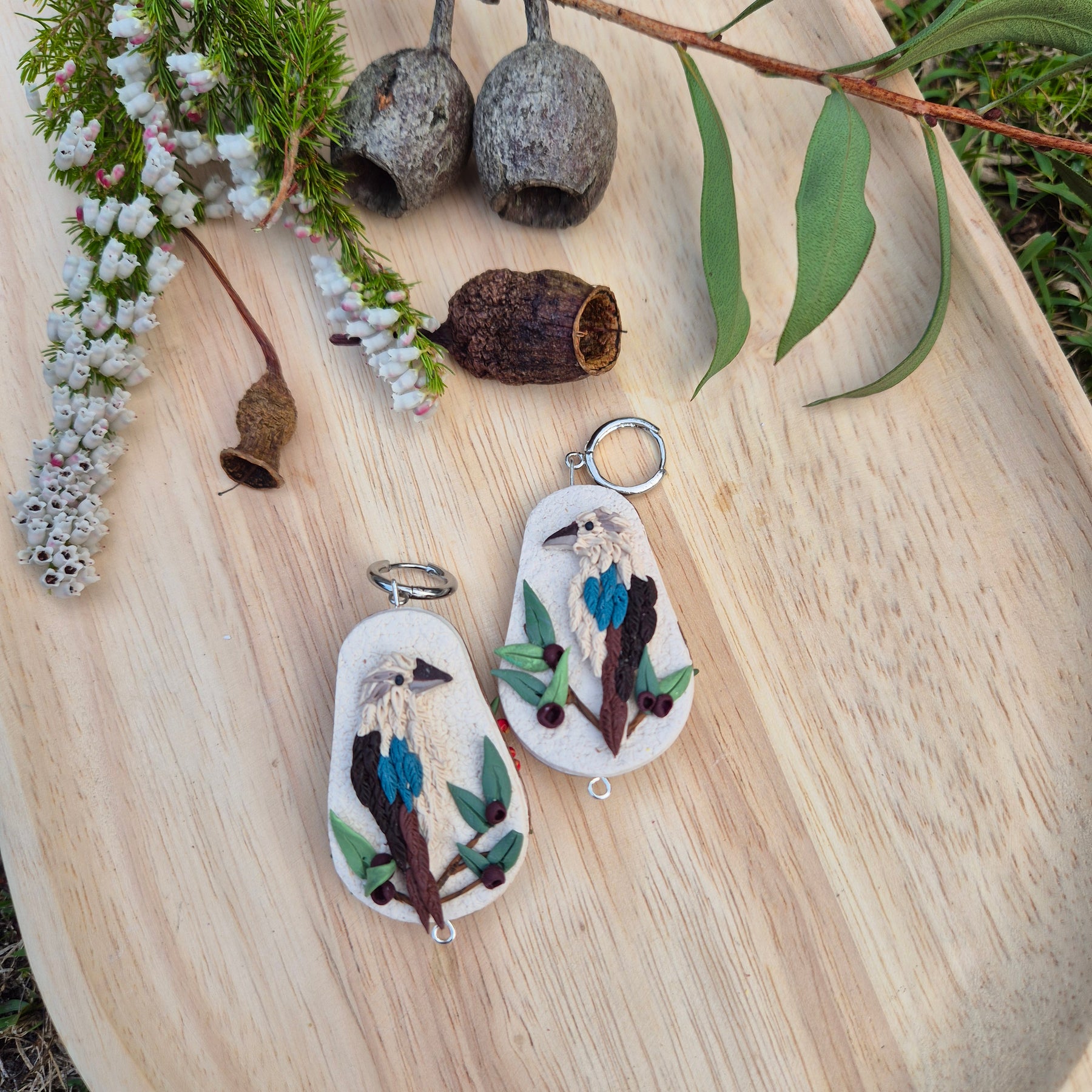 Aussie Flora Fauna Double-sided Earrings