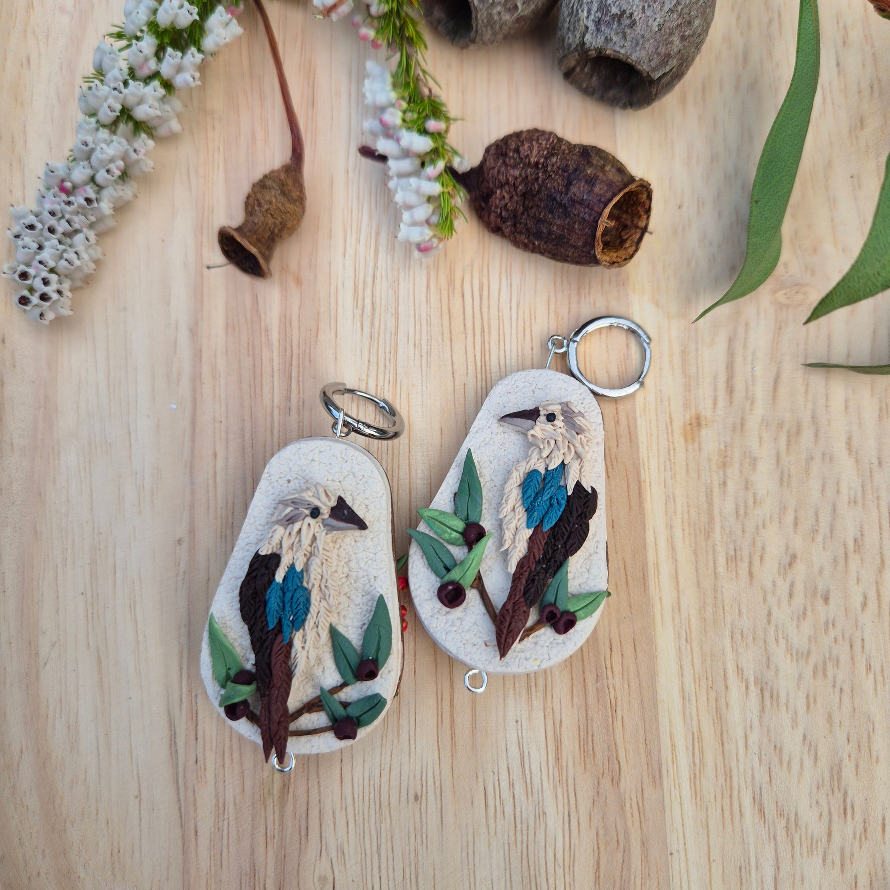 Aussie Flora Fauna Double-sided Earrings