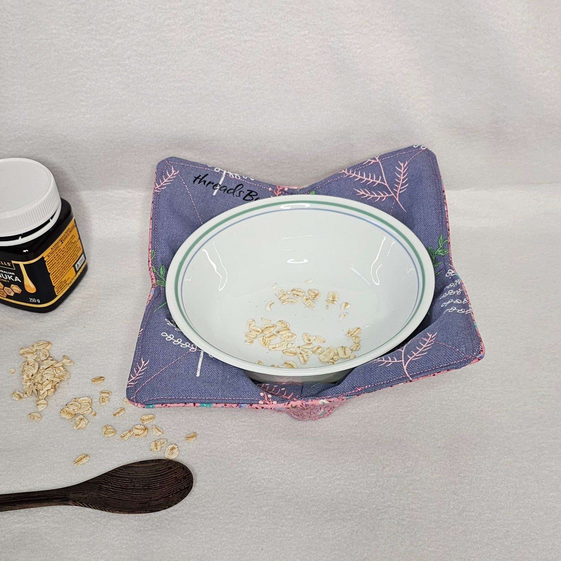 Bowl Cozy - Purple/Pink Florals