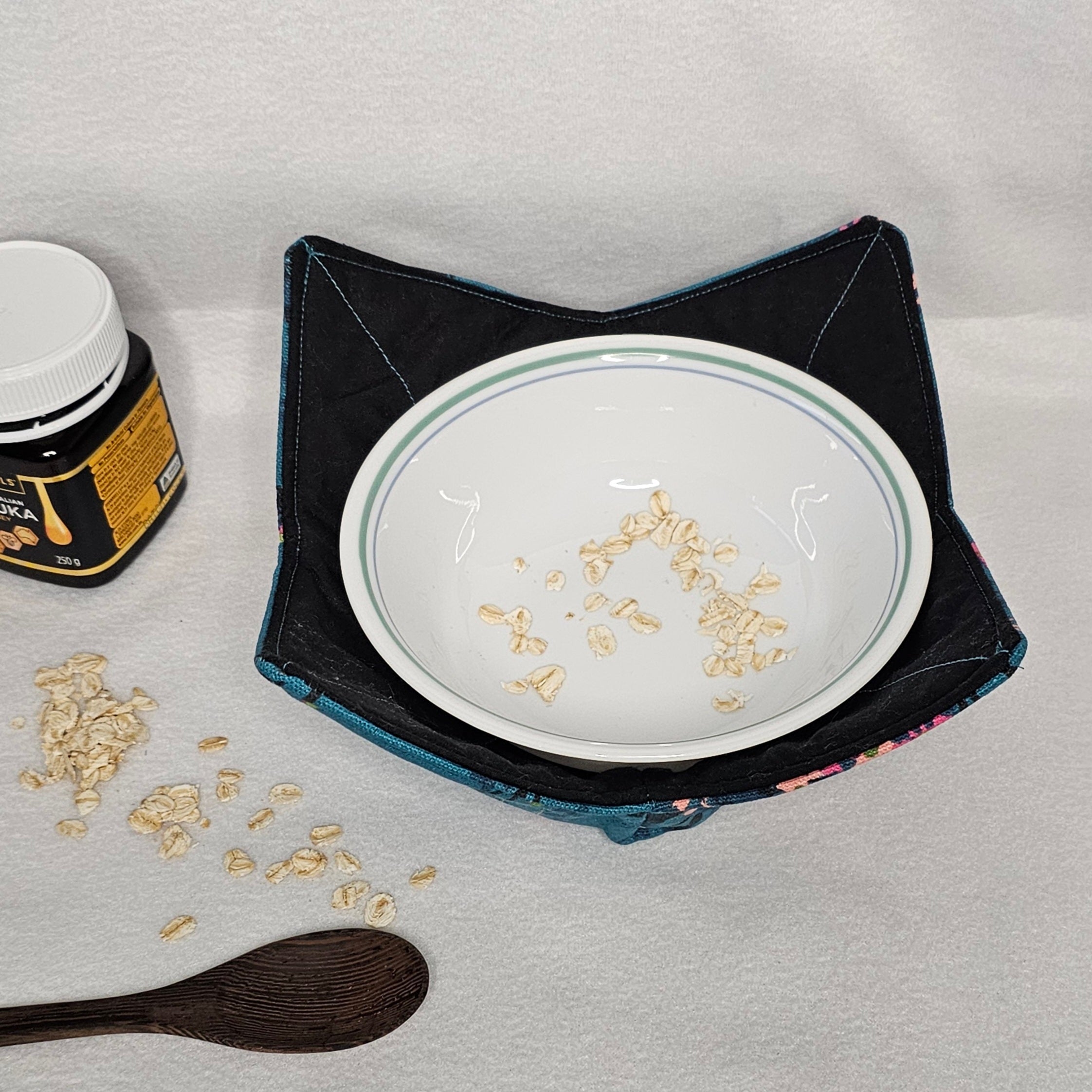 Bowl Cozy - Black Cherry Blossom