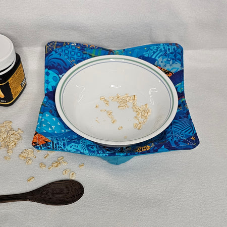 Bowl Cozy - Quilted Blues