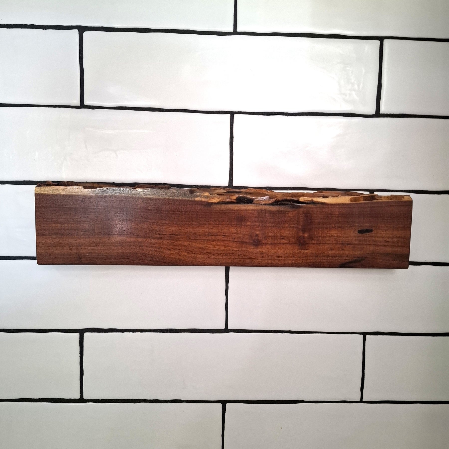 Handmade  Wooden Magnetic Knife Holder