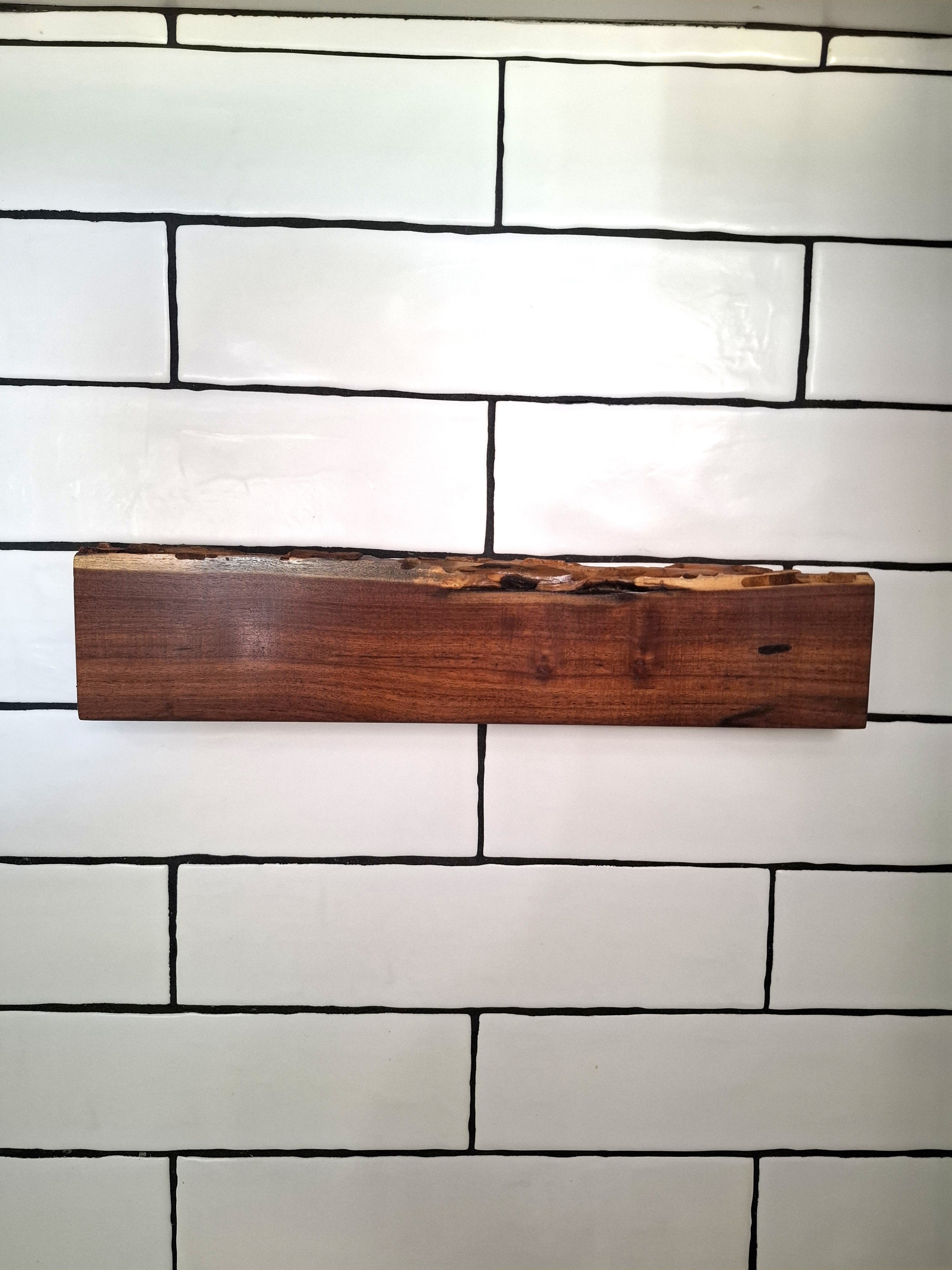 Handmade  Wooden Magnetic Knife Holder