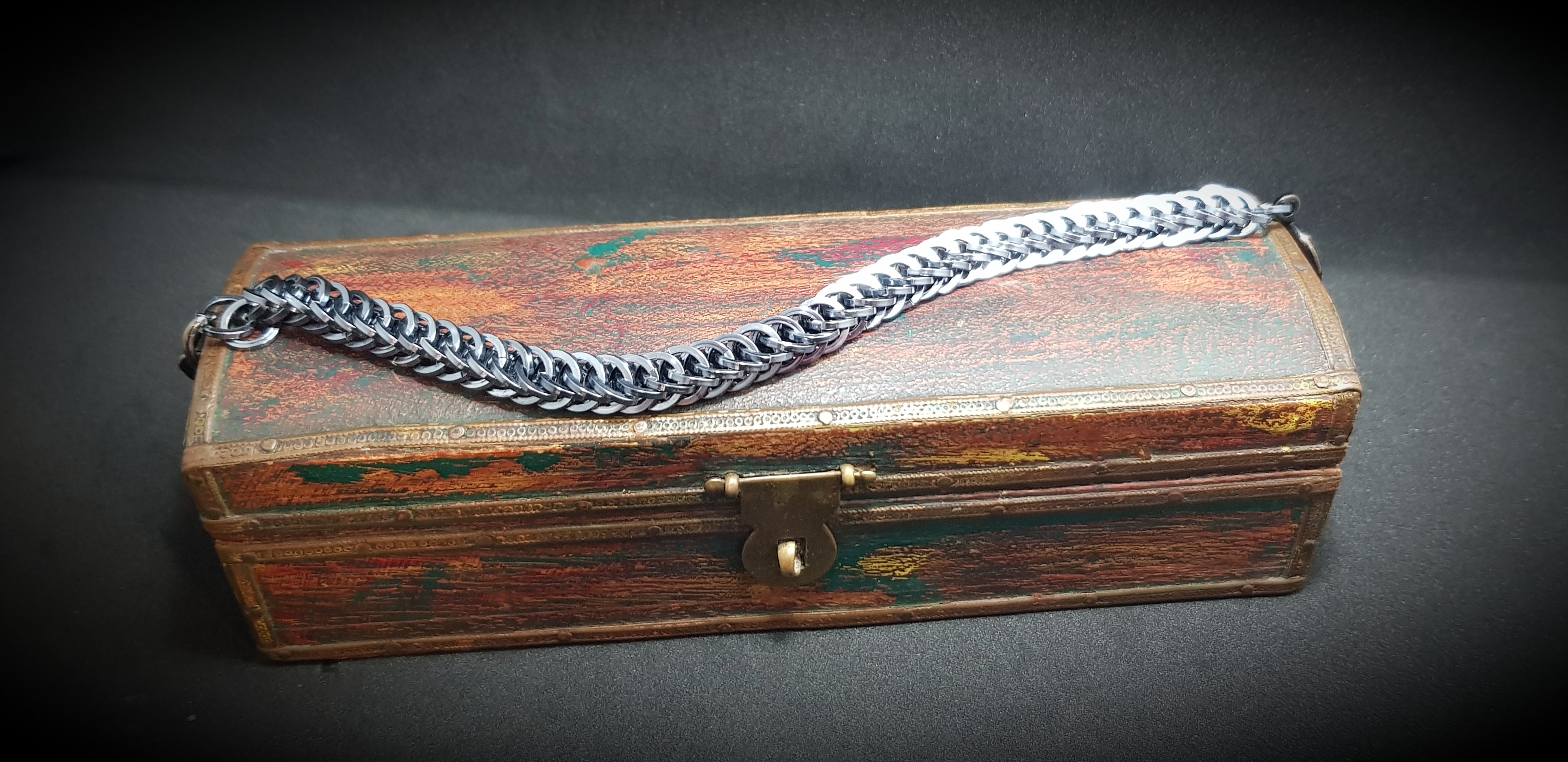 FOR HIM, Chainmail 4 in 1 persian weave bracelet (#373 AM/B)