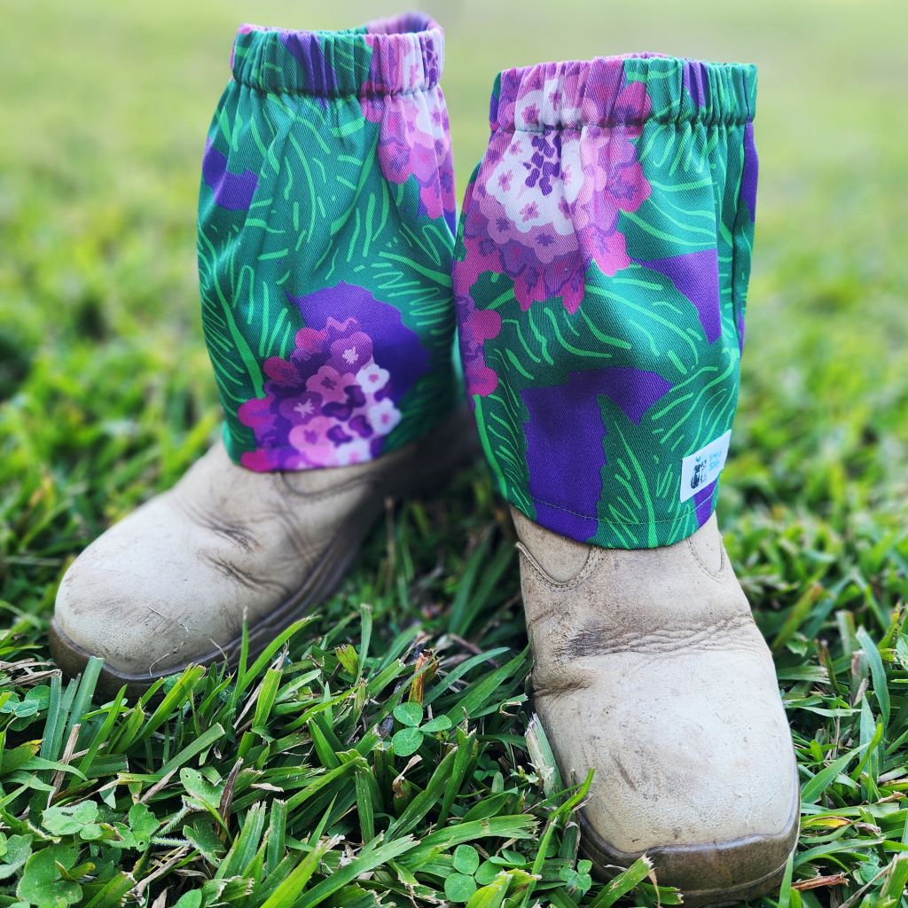 Sock/Boot Protectors - Daisy, Spring Flowers or Hydrangeas (3 Options)