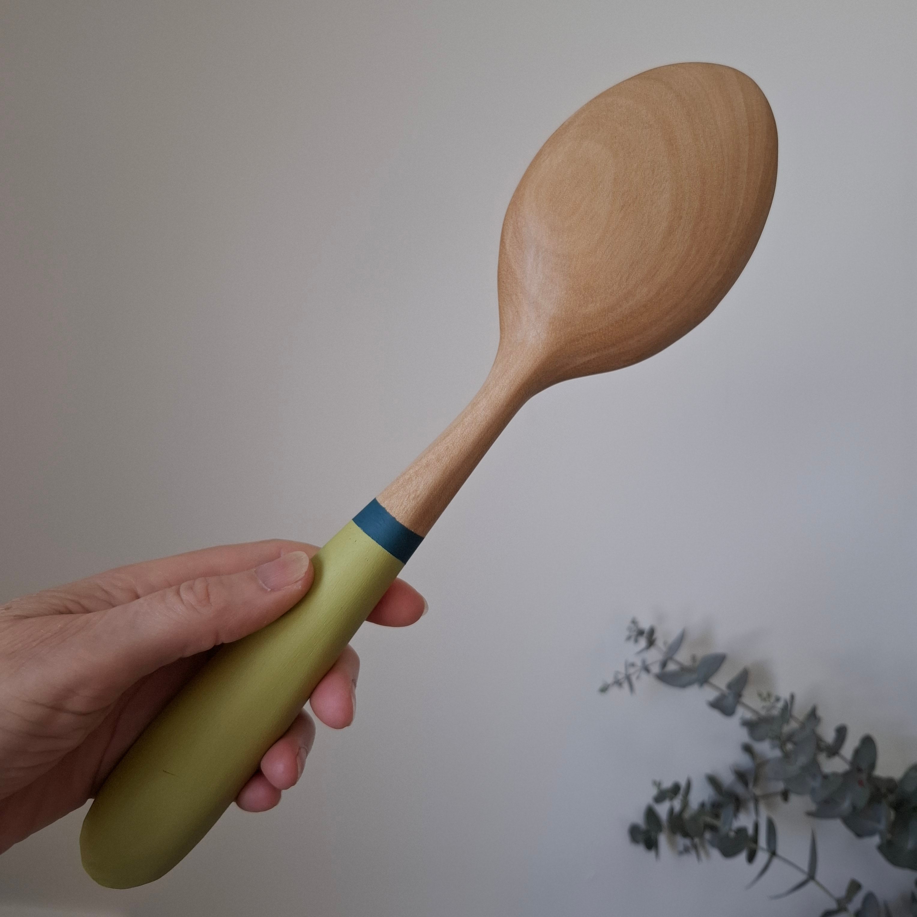Hand-carved cooking spoon | Hand Carved White Beech Spoon