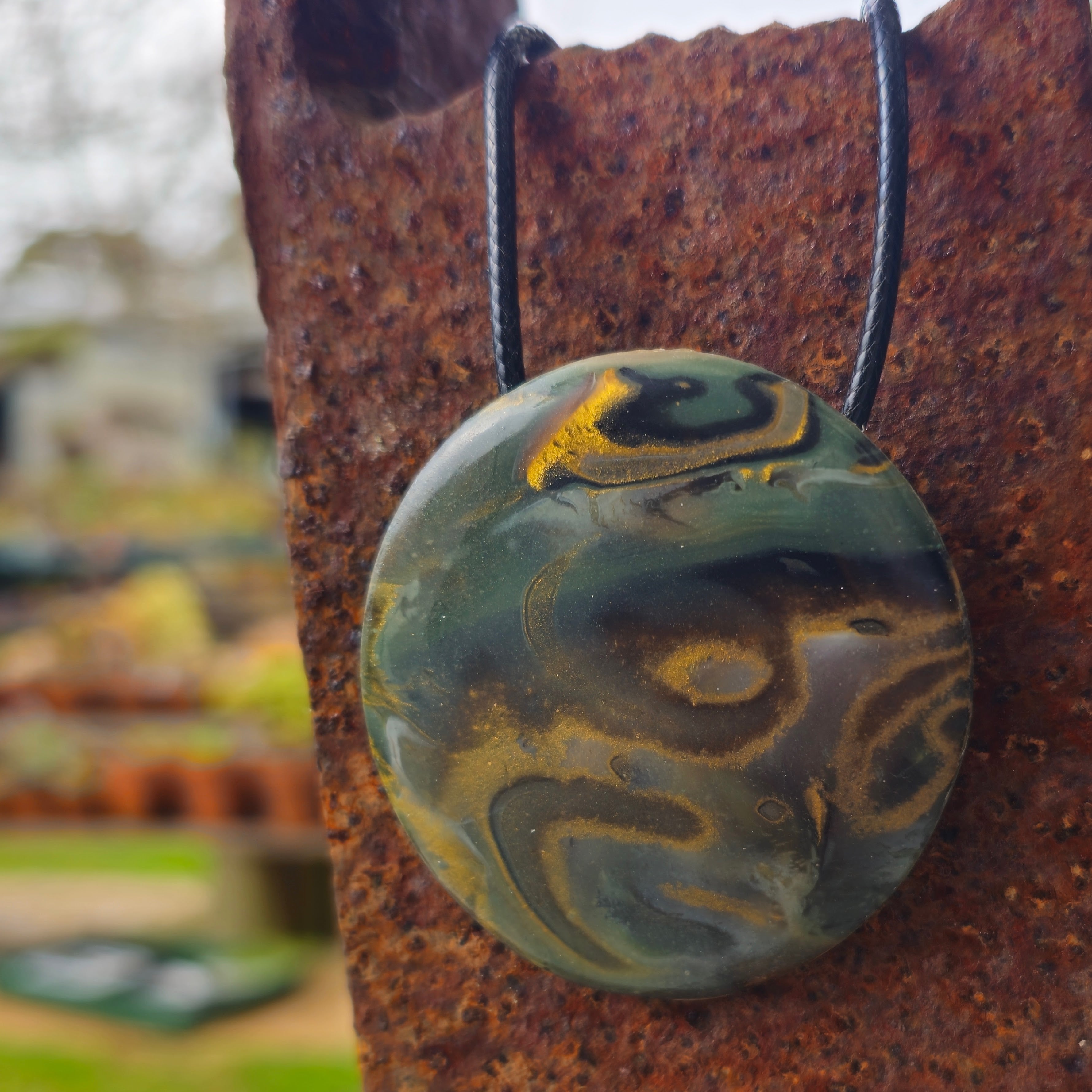 HIDDEN THINGS - POLYMER CLAY FEATURE PENDANT