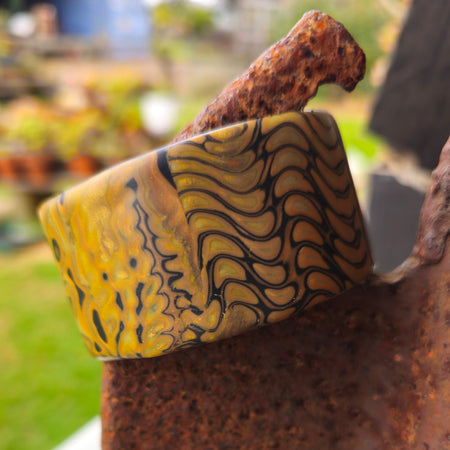 BANKSIA VEIN - POLYMER CLAY CUFF