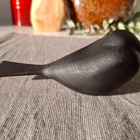 Hand-carved bird - Huon Pine Unique Bird Carving