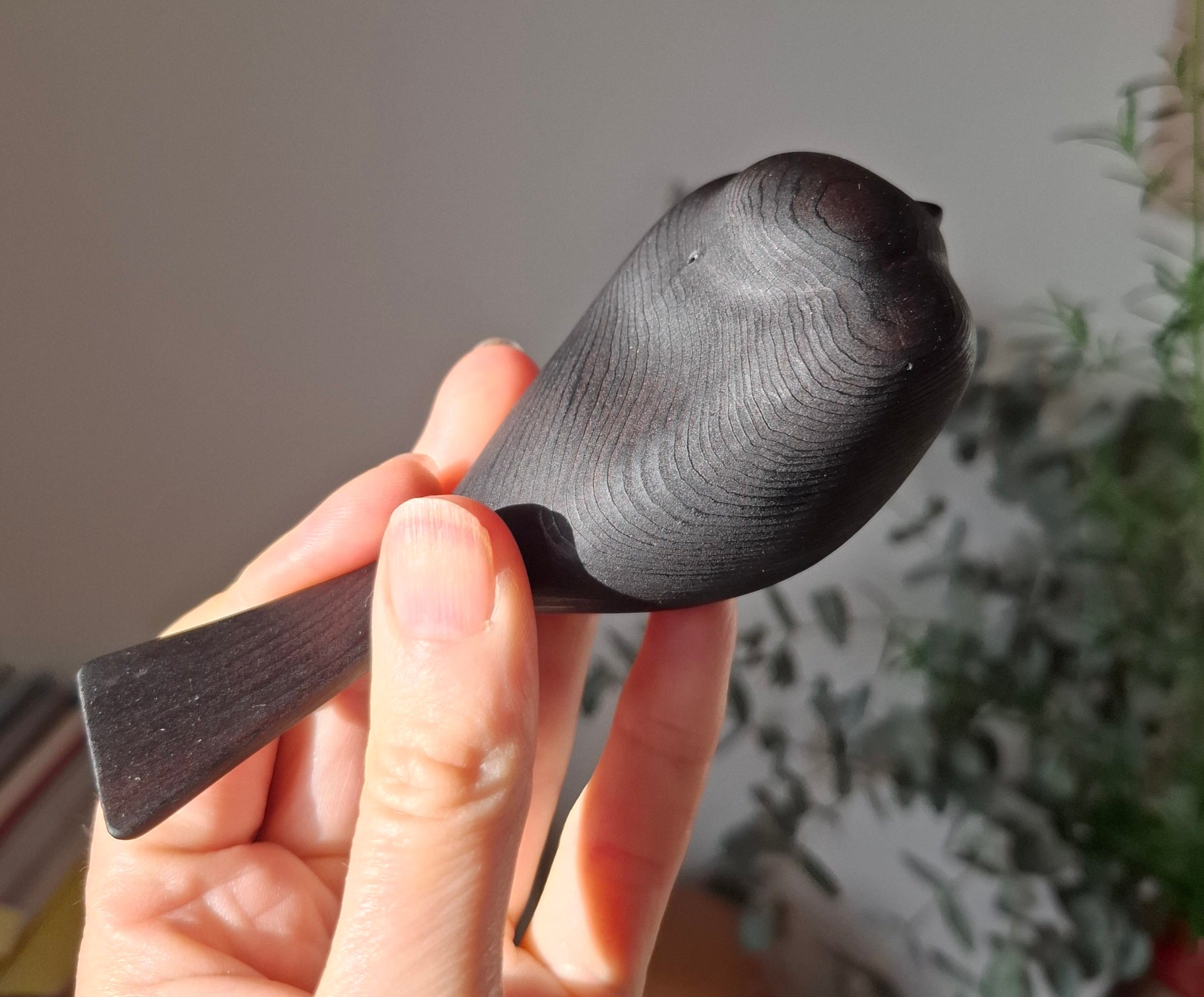 Hand-carved bird - Huon Pine Unique Bird Carving