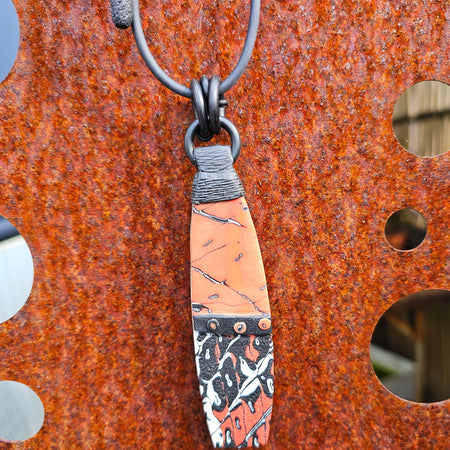 HIDDEN MEANINGS - ARTISAN POLYMER CLAY PENDANT