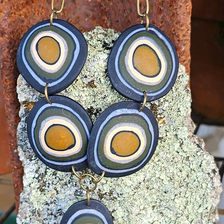 TO THE CORE - POLYMER CLAY NECKLACE