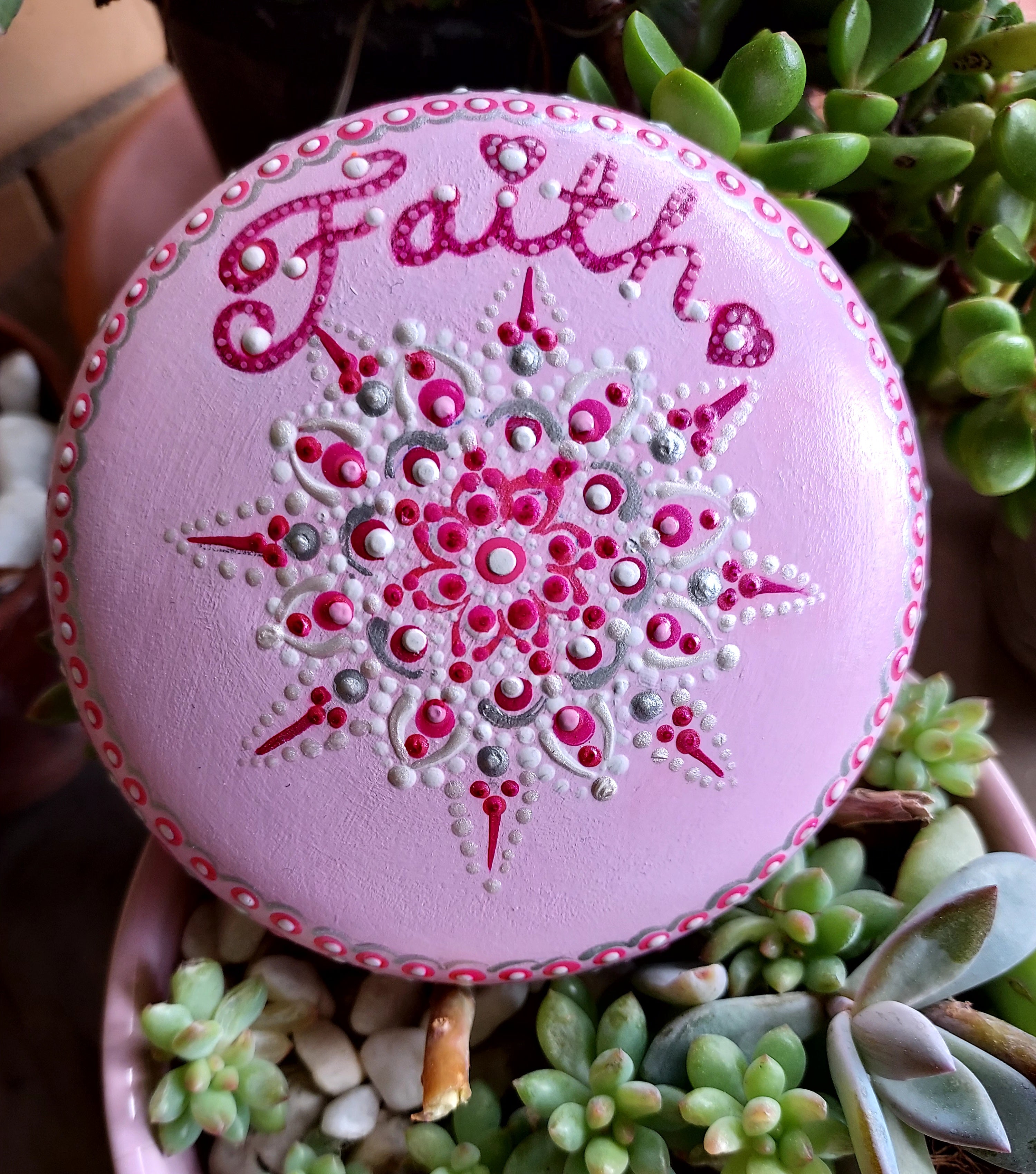 Original Dot Art Design artwork called "Faith"