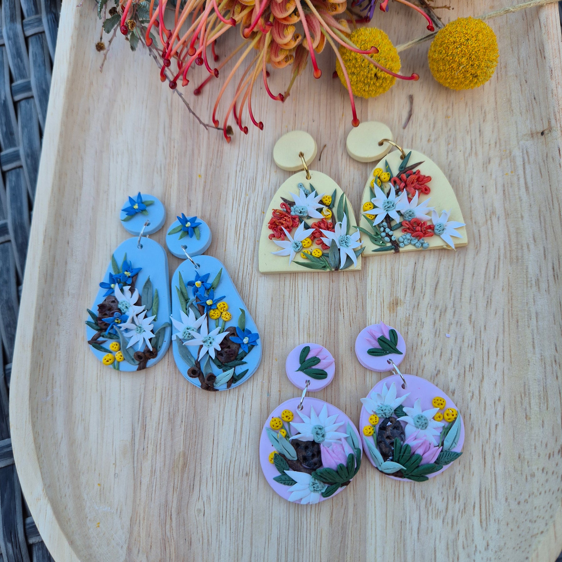 Spring Burst Dangle Earrings (choose from 3 designs)