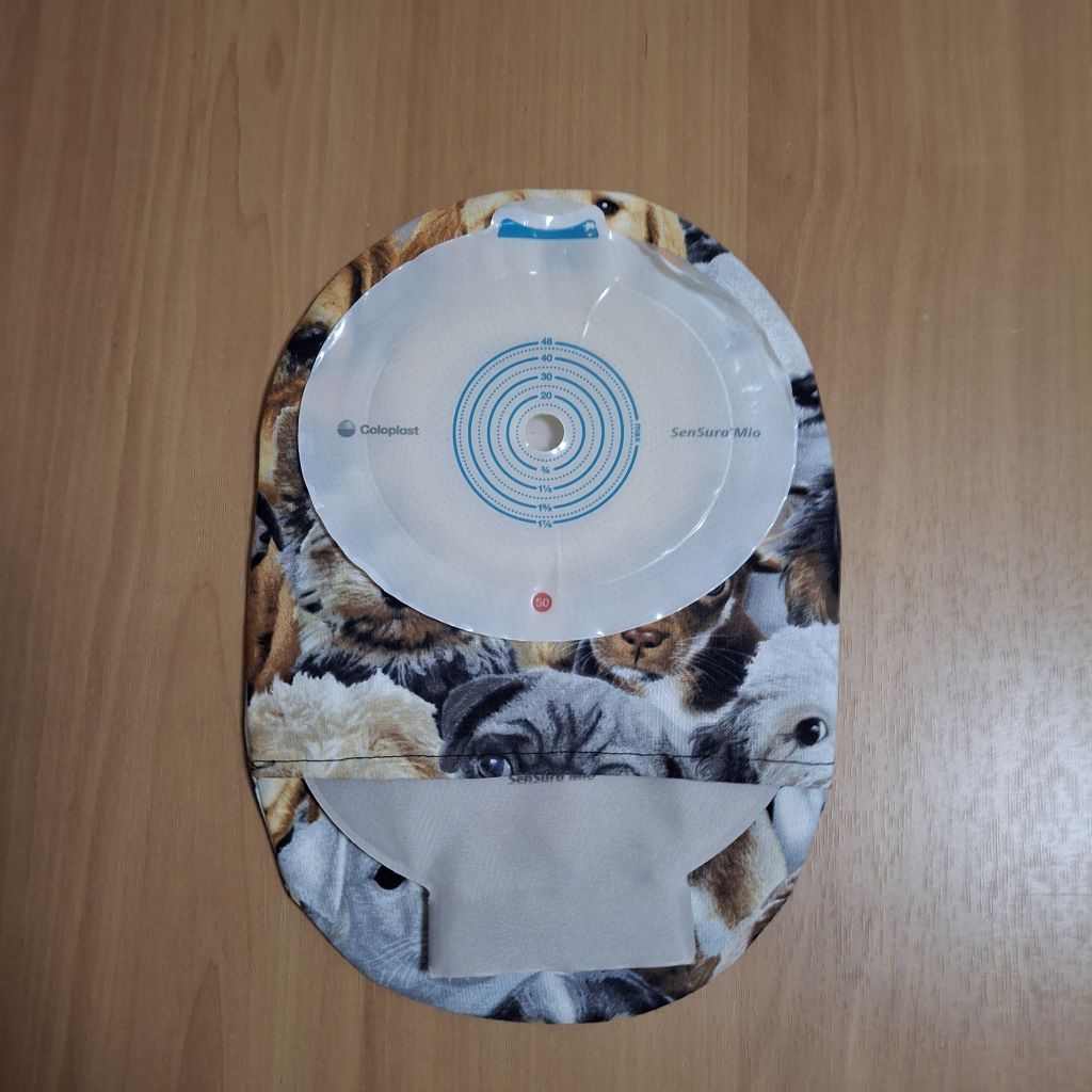 STOMA BAG COVER REGULAR  ILEOSTOMY, COLOSTOMY, UROSTOMY