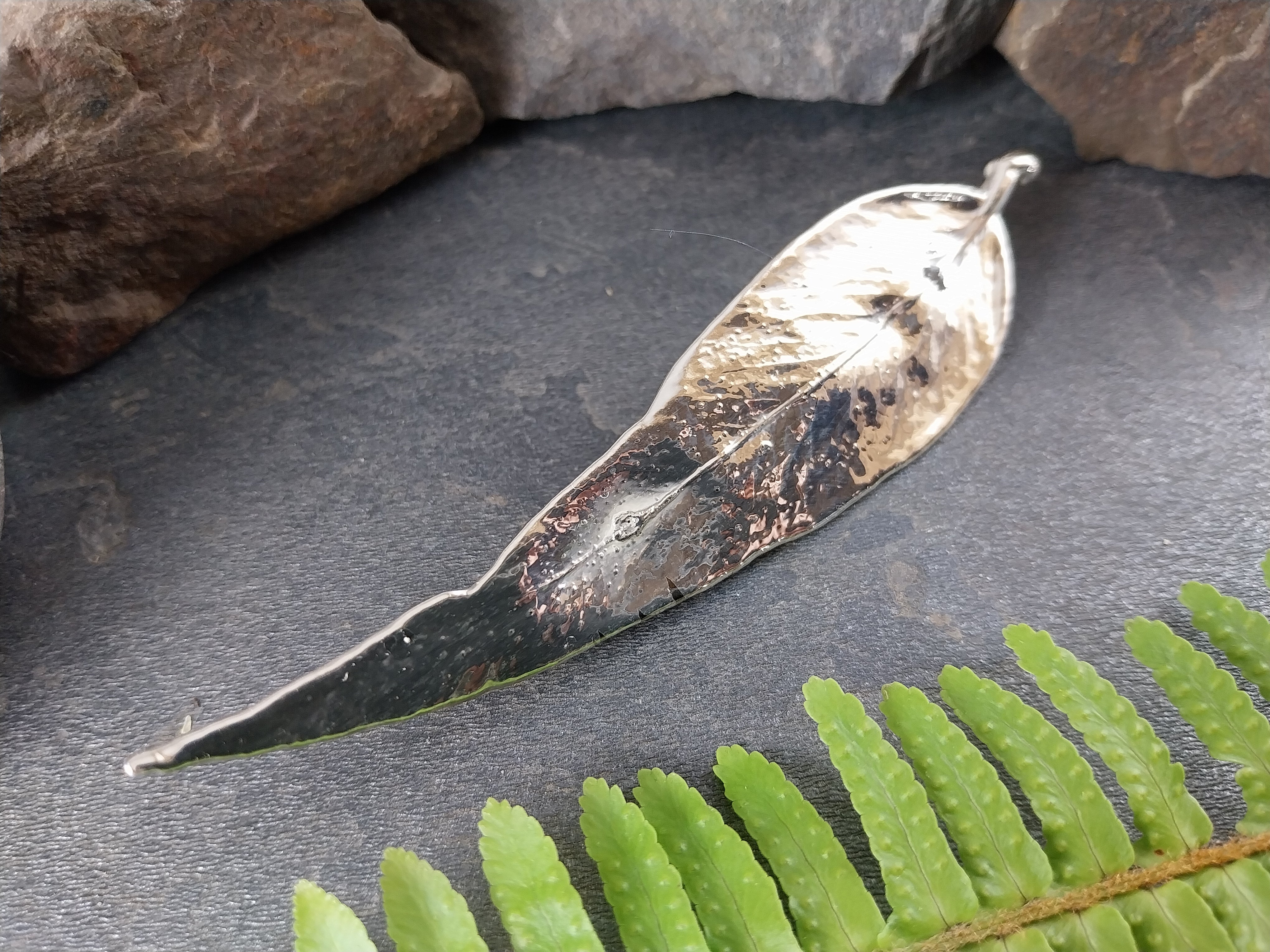Gum Leaf Brooch - 11