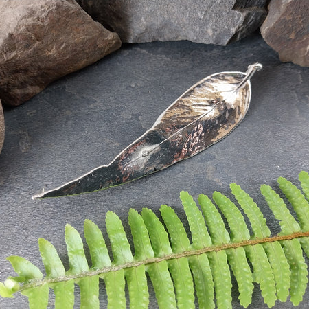 Gum Leaf Brooch - 11