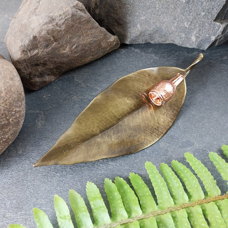 Gum Leaf / Gum Nut Brooch - 13