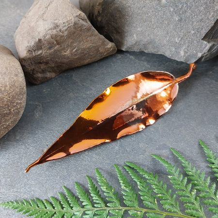 Gum Leaf Brooch - 18