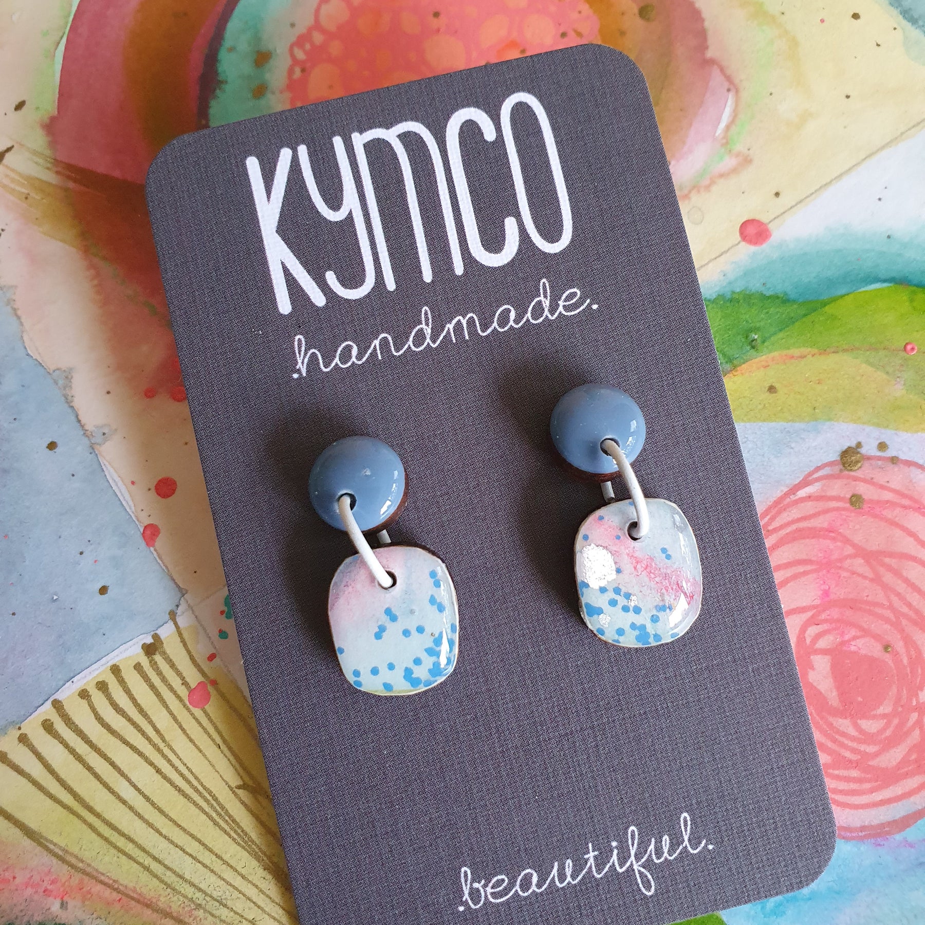 The Tutti Frutti Collection | Resin art jewellery| Stud earrings | Pendants | Brooches