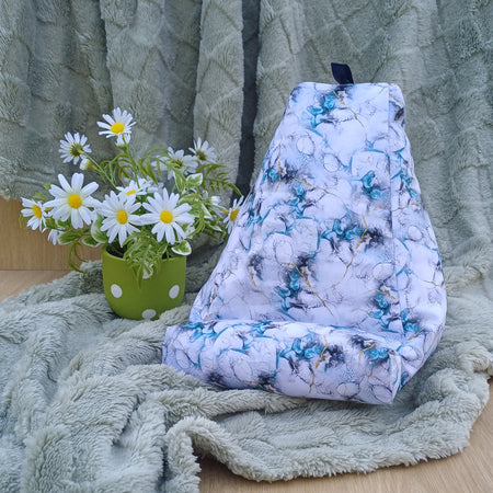 Marbled Design Pillow Stand to suit Book and Tablet