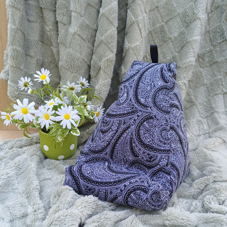 Paisley Design Pillow Stand to suit Book and Tablet