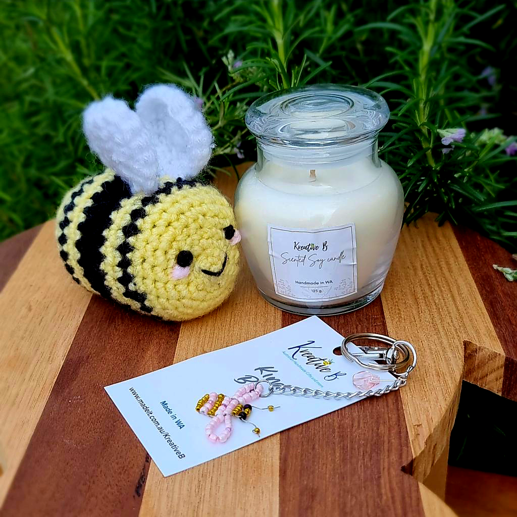 BEEutiful handmade box trio sweet