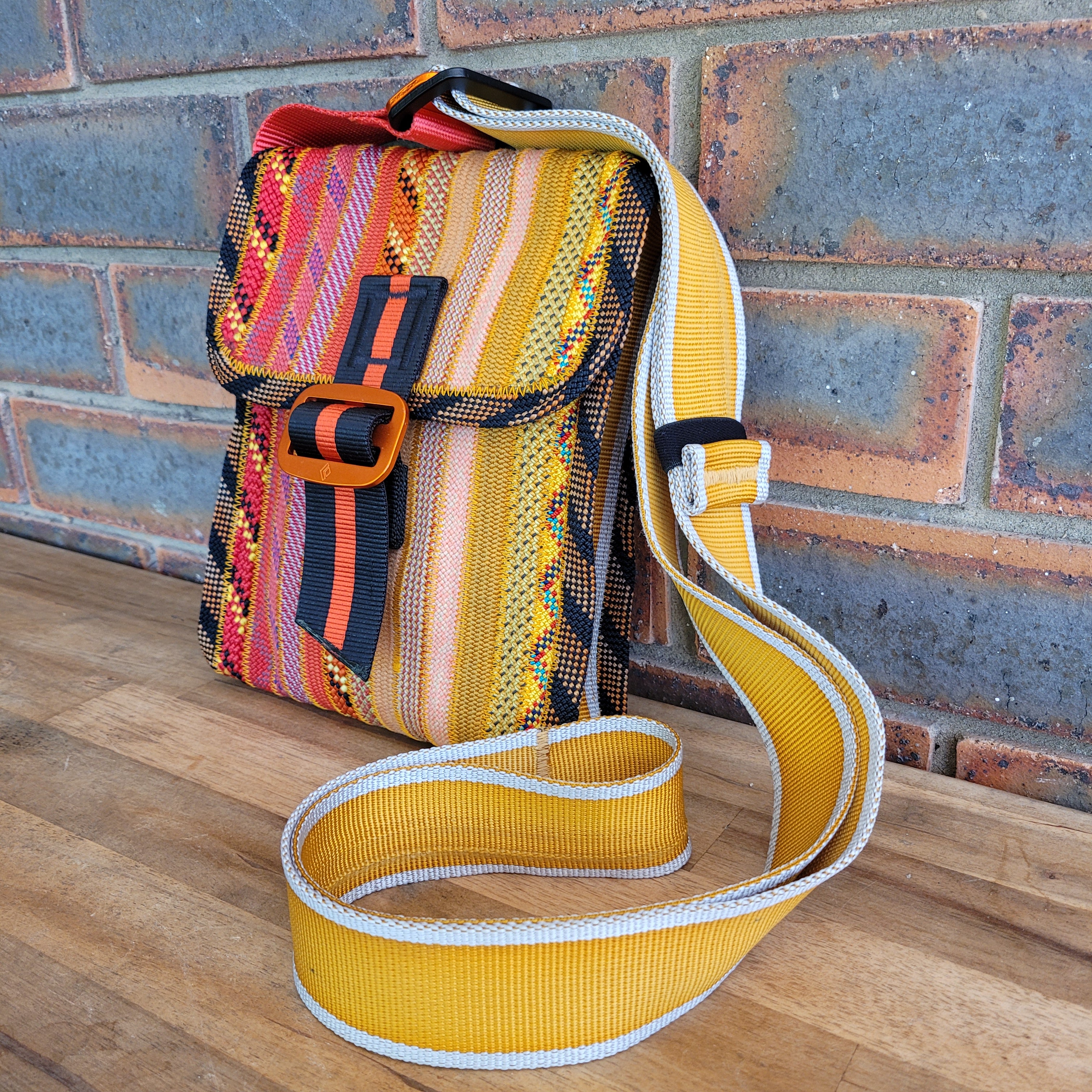 Upcycled Rope Satchel [Sunset]