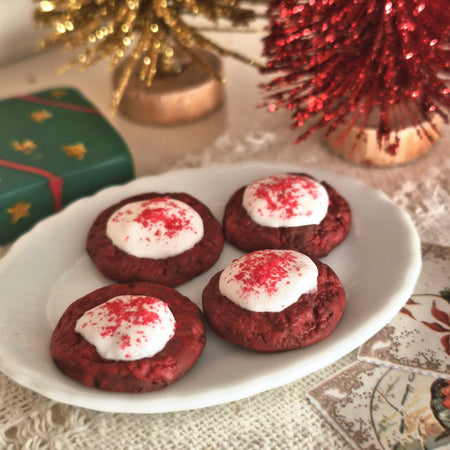 4 RED VELVET COOKIES - 2 options