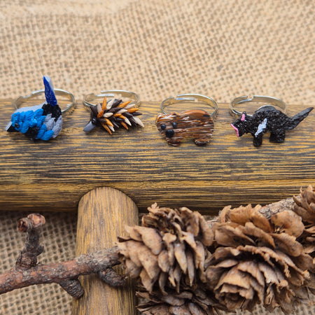 Aussie Critter Rings