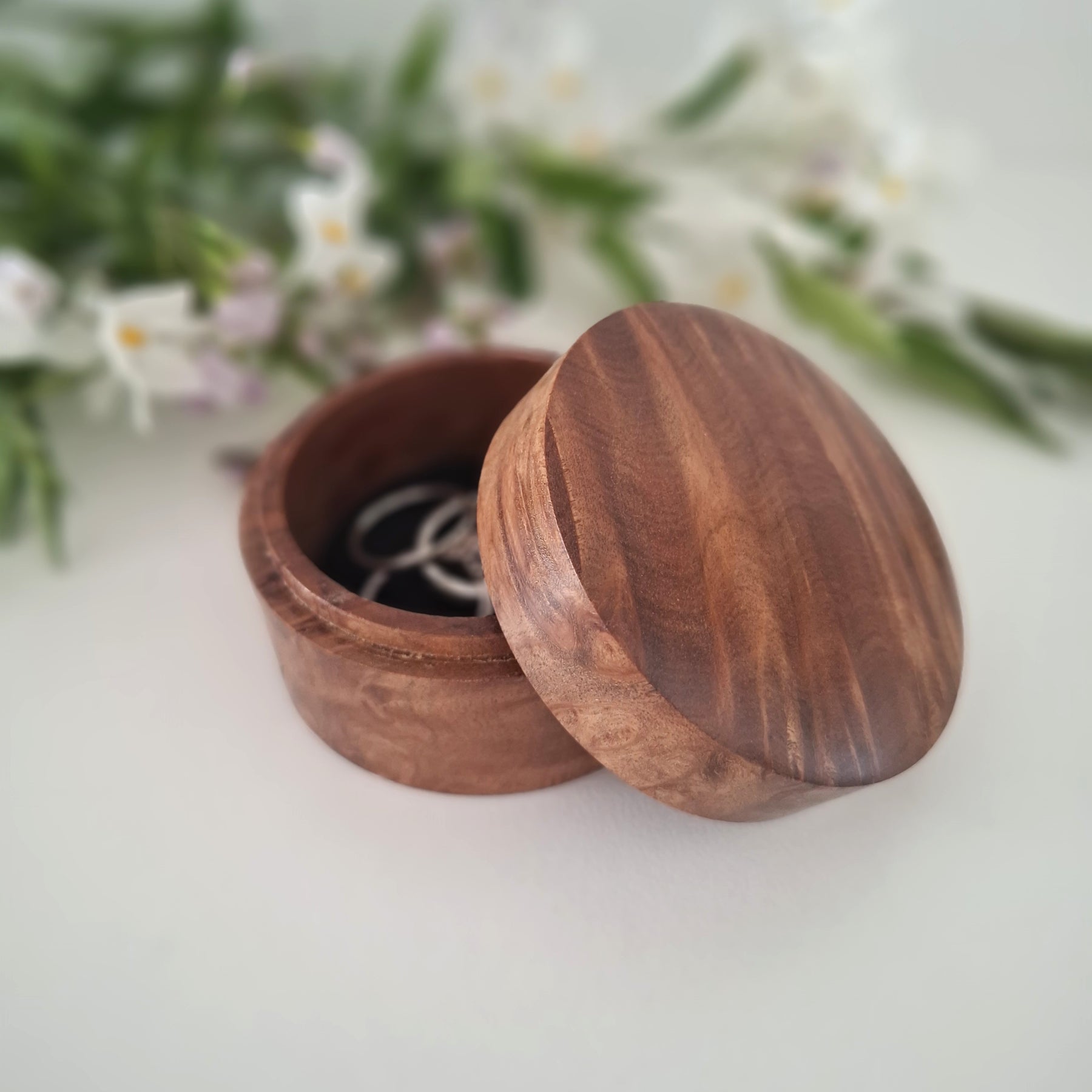 Handmade Wooden Ring Box: Proposal Keepsake