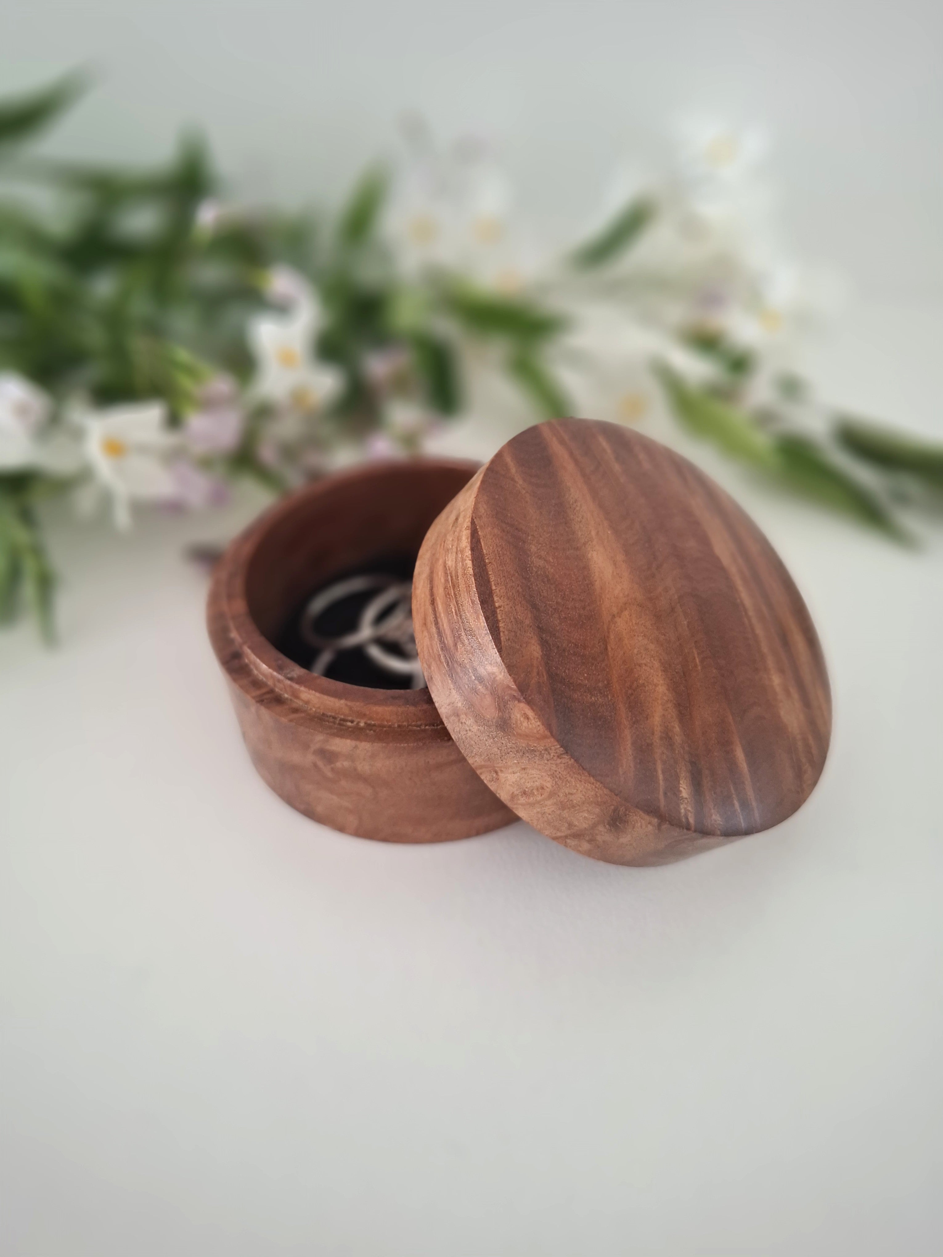 Handmade Wooden Ring Box: Proposal Keepsake