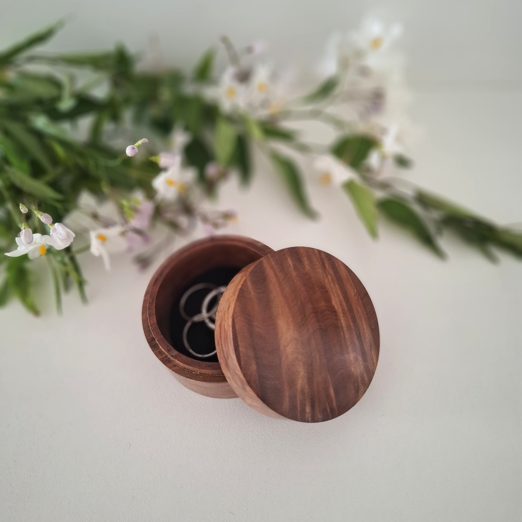 Handmade Wooden Ring Box: Proposal Keepsake