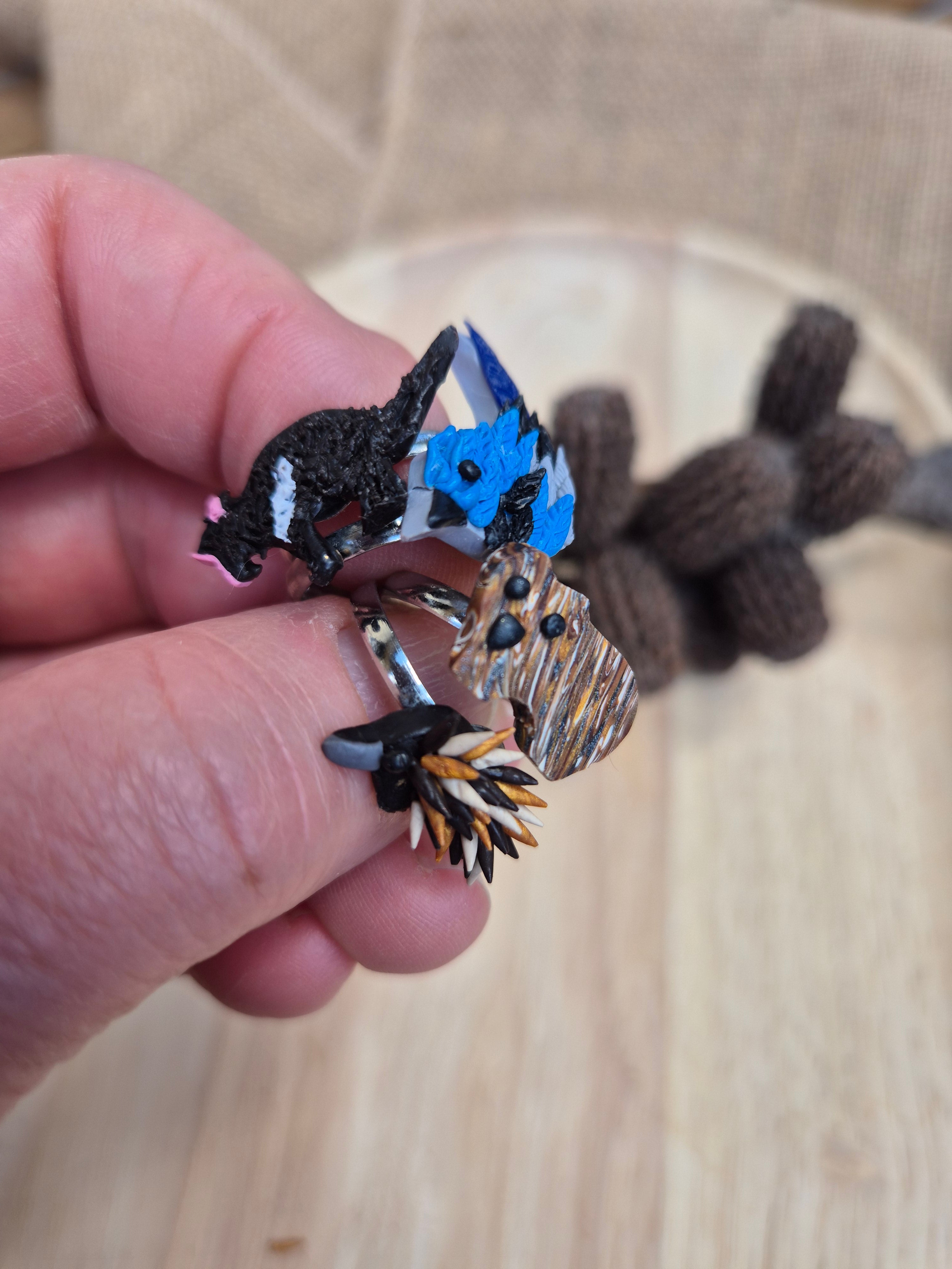 Aussie Critter Rings