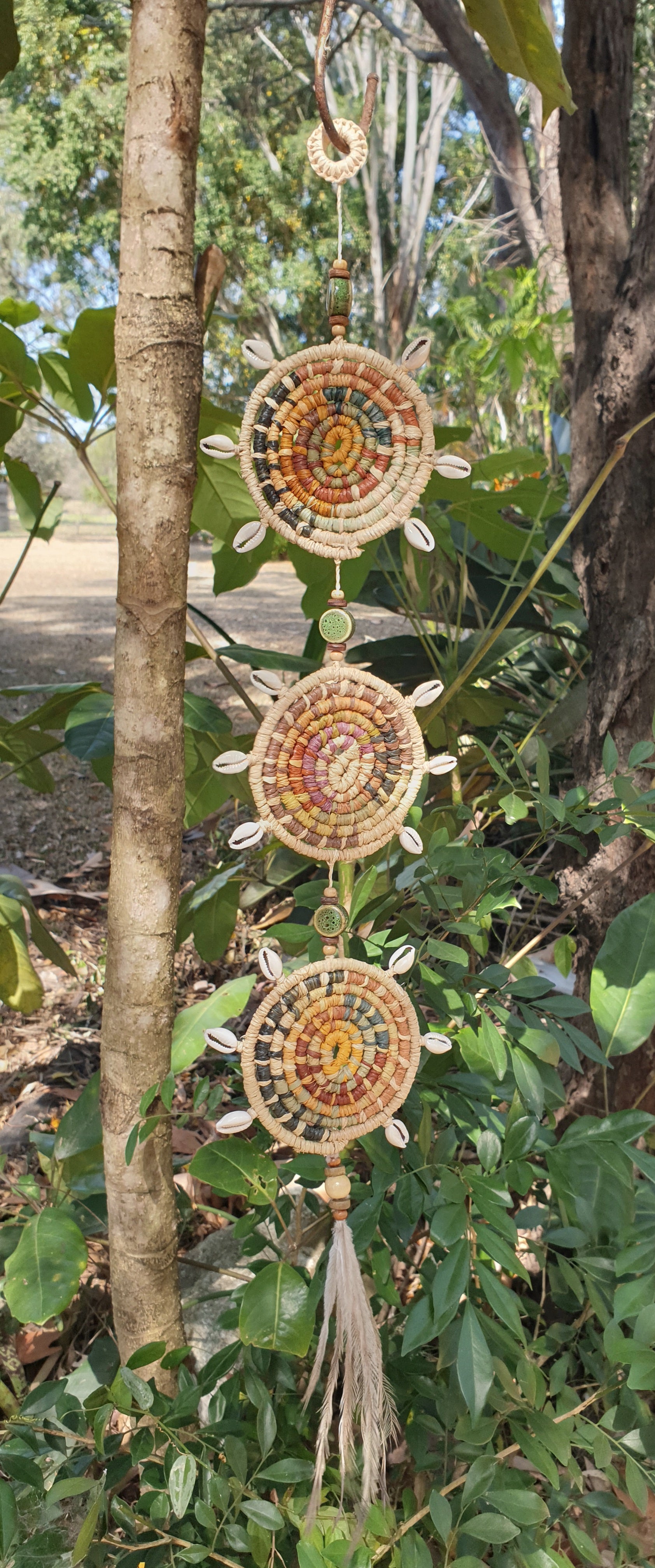 Handmade, natural fibre wall art/ hanging